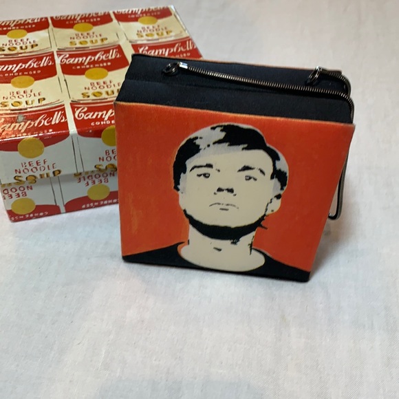 Andy Warhol Campbell’s soup mini bag by Philip Treacy - Picture 2 of 11